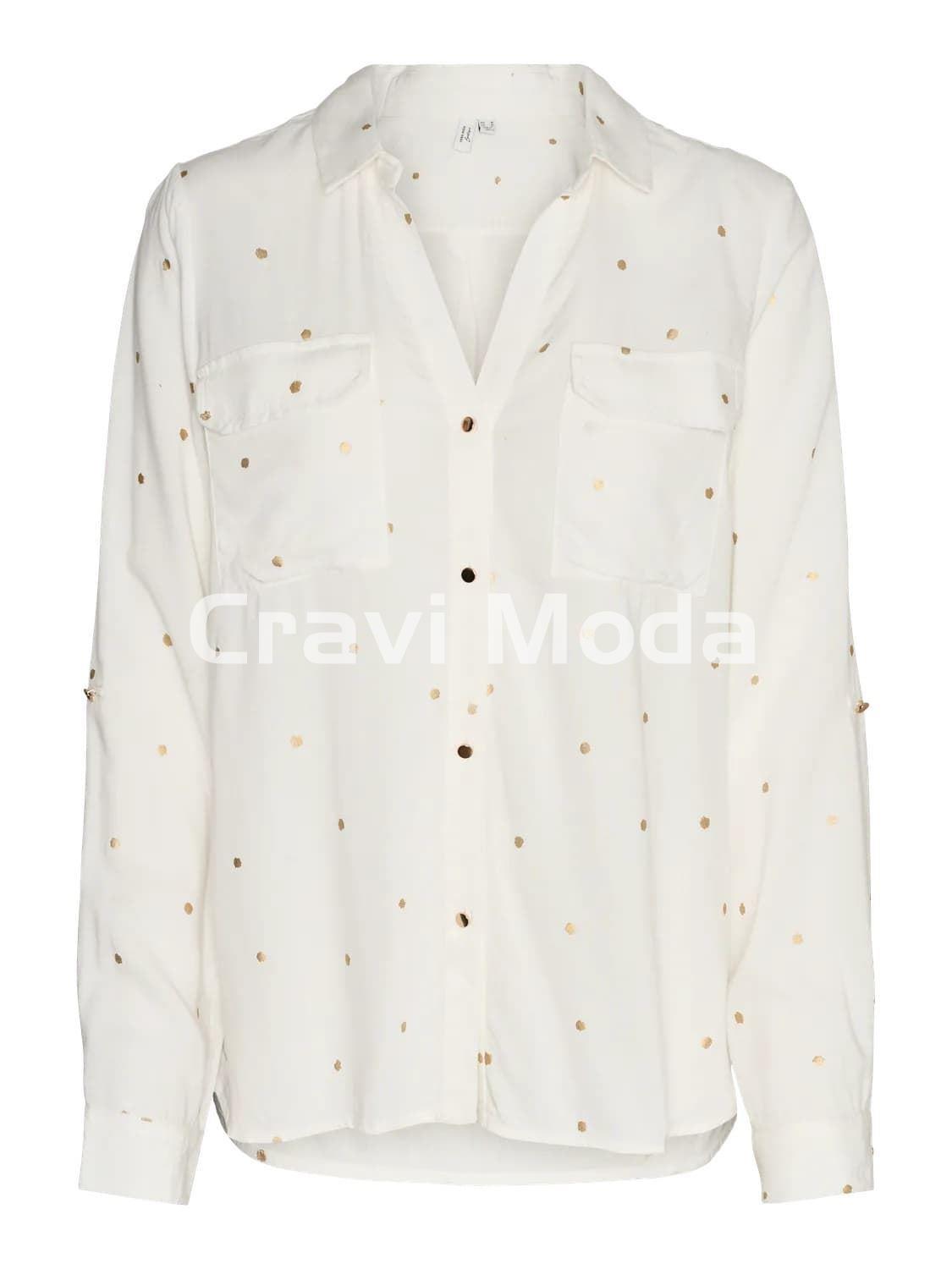 CAMISA BLANCA DE LUNARES - Imagen 1