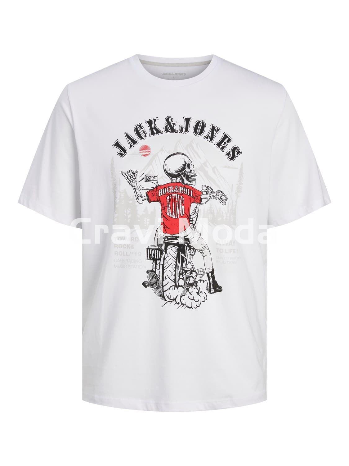 CAMISETA BLANCA CALAVERA - Imagen 1