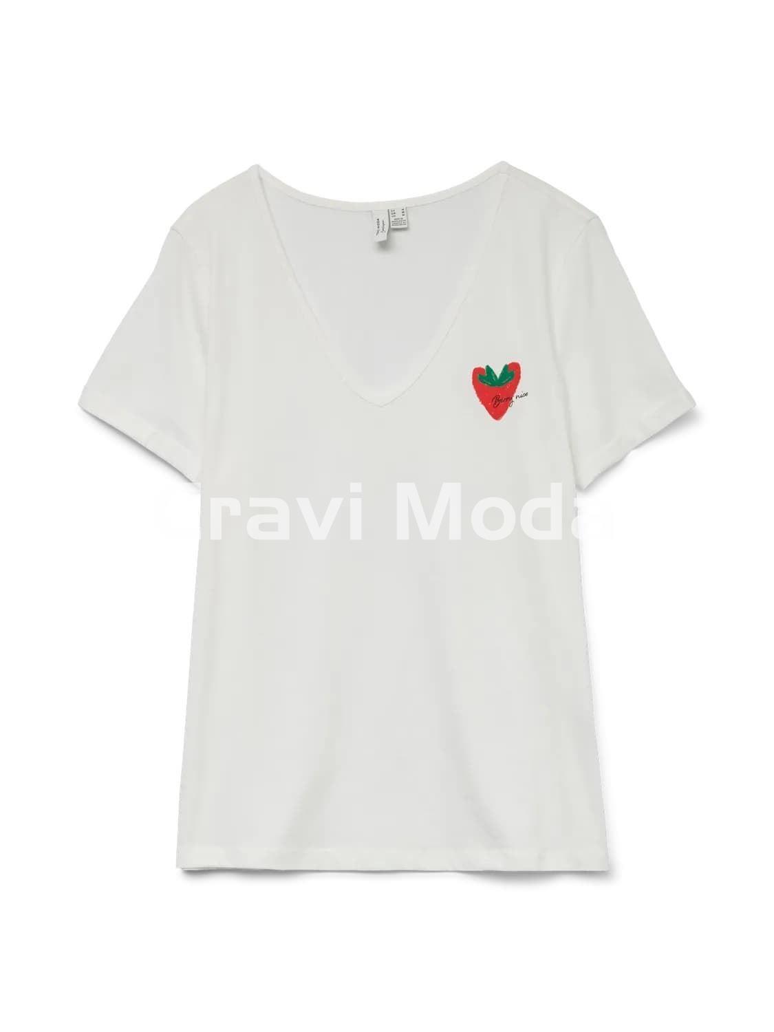 CAMISETA BLANCA FRESA - Imagen 1