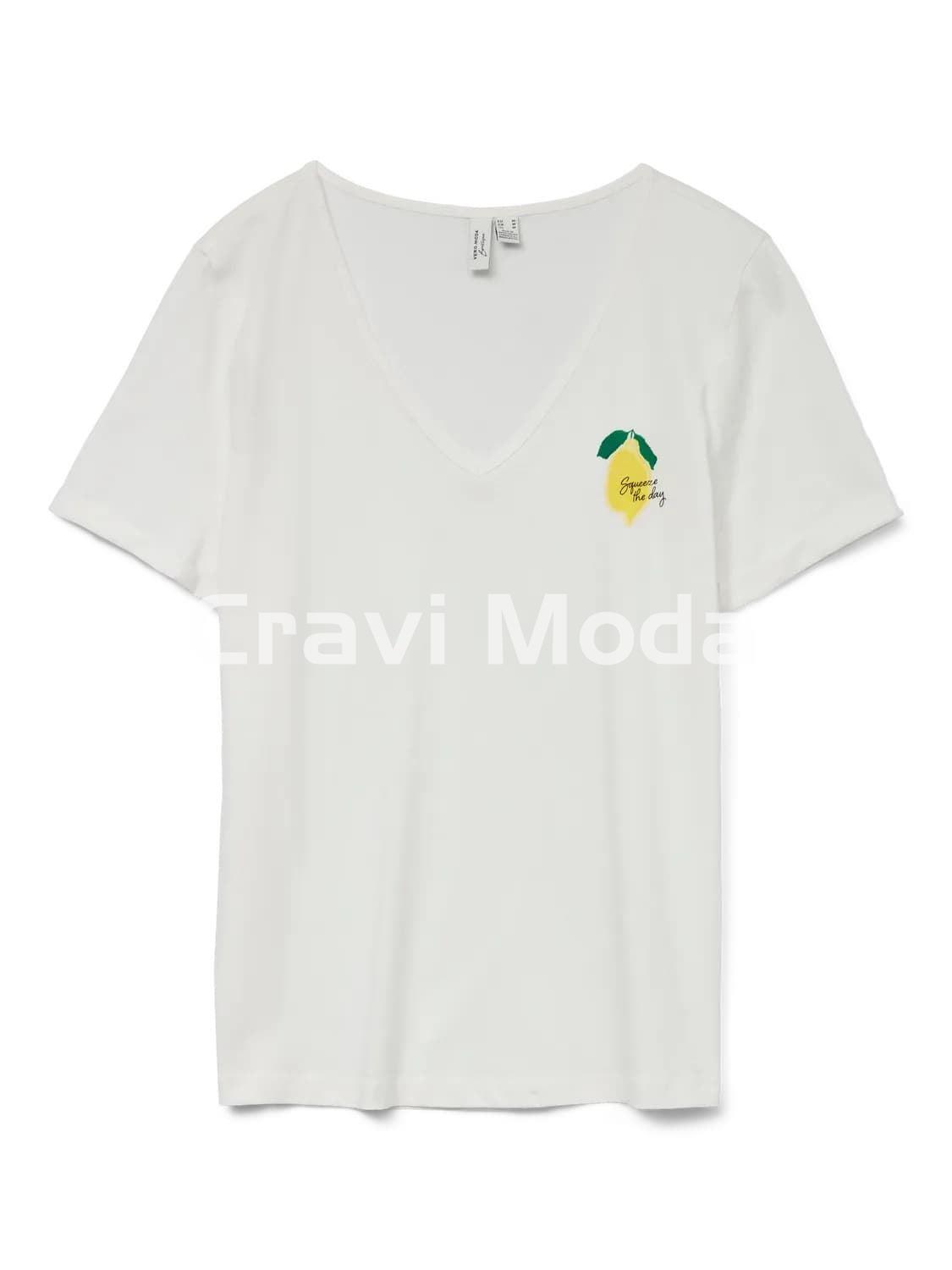 CAMISETA BLANCA LIMON - Imagen 1