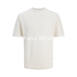CAMISETA DE PUNTO BLANCA - Imagen 1