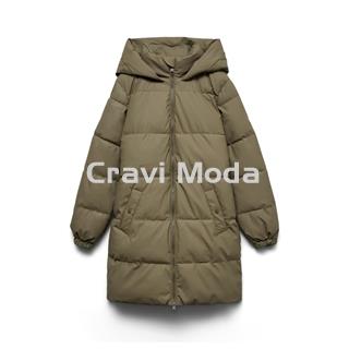CAZADORA ENCERADA VERDE - Imagen 1