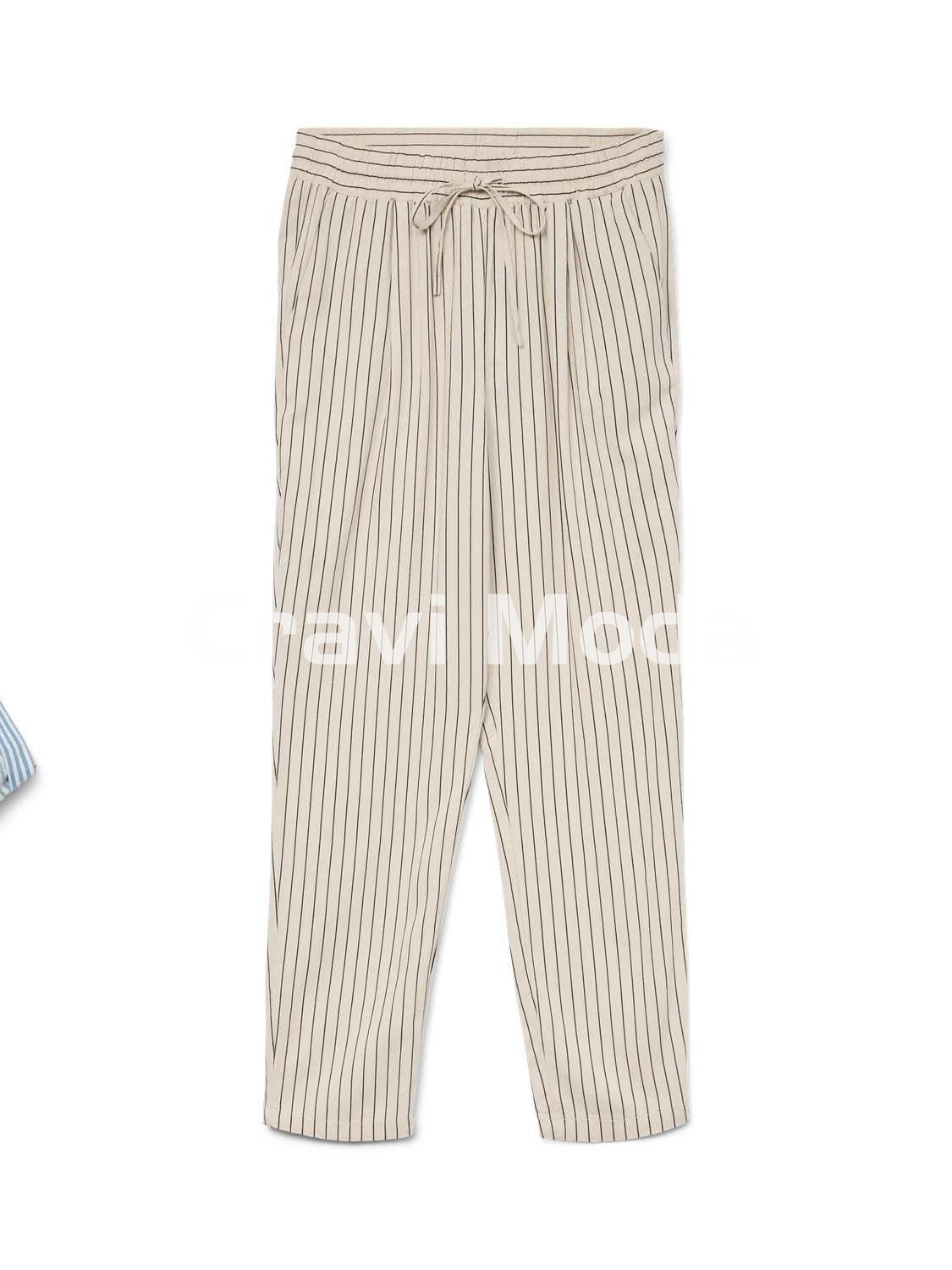 PANTALON DE LINO BEIS DE RALLAS - Imagen 1