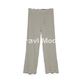 PANTALÓN DE PUNTO BLANCA Y NEGRA - Imagen 1