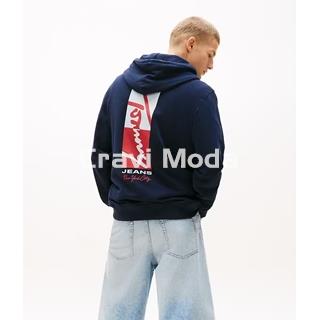 SUDADERA AZUL MARINO CON CAPUCHA - Imagen 2