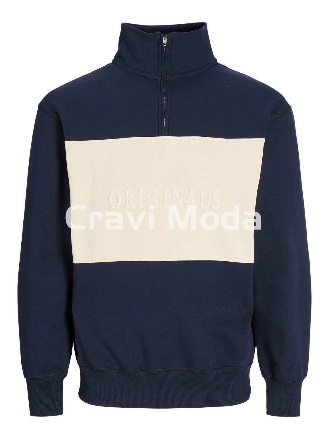 SUDADERA AZUL MARINO - Imagen 1