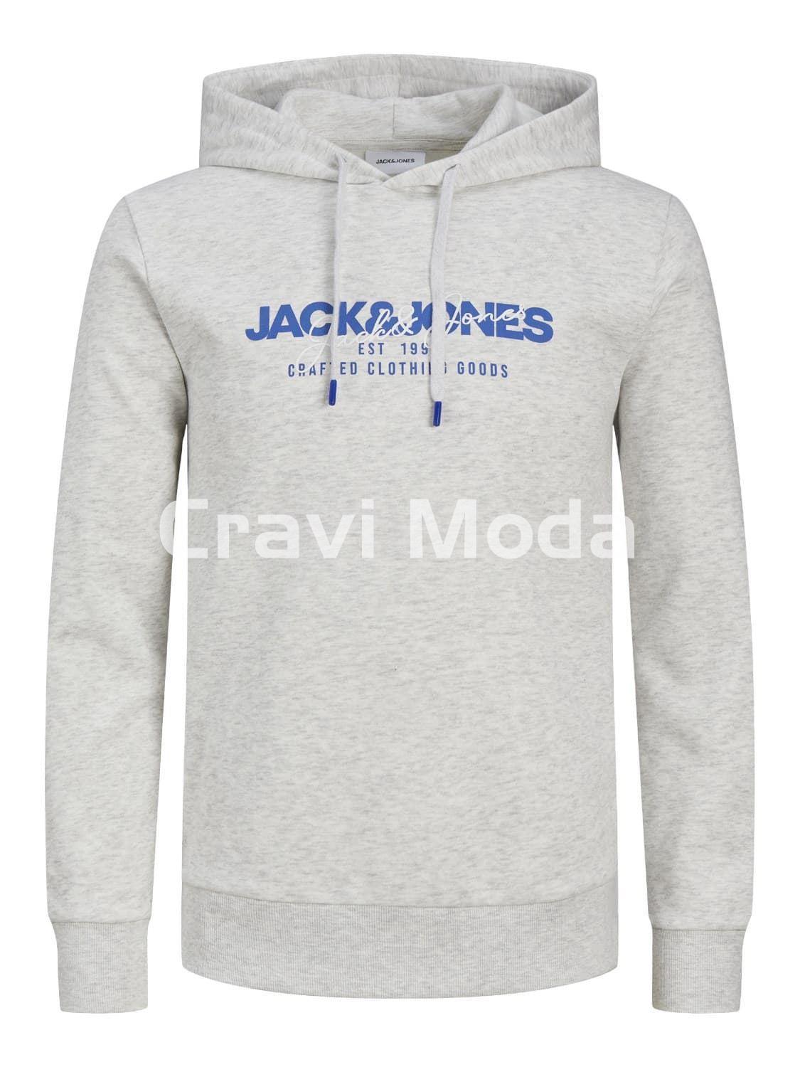 SUDADERA CON CAPUCHA GRIS - Imagen 1