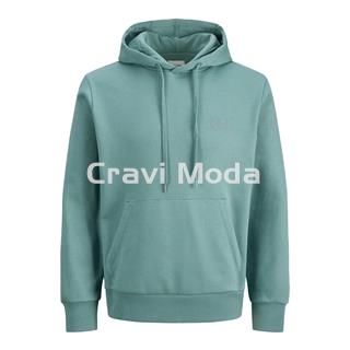 SUDADERA CON CAPUCHA VERDE - Imagen 1