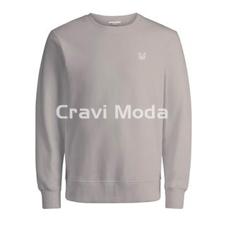 SUDADERA SIN CAPUCHA BÁSICA BEIS - Imagen 1