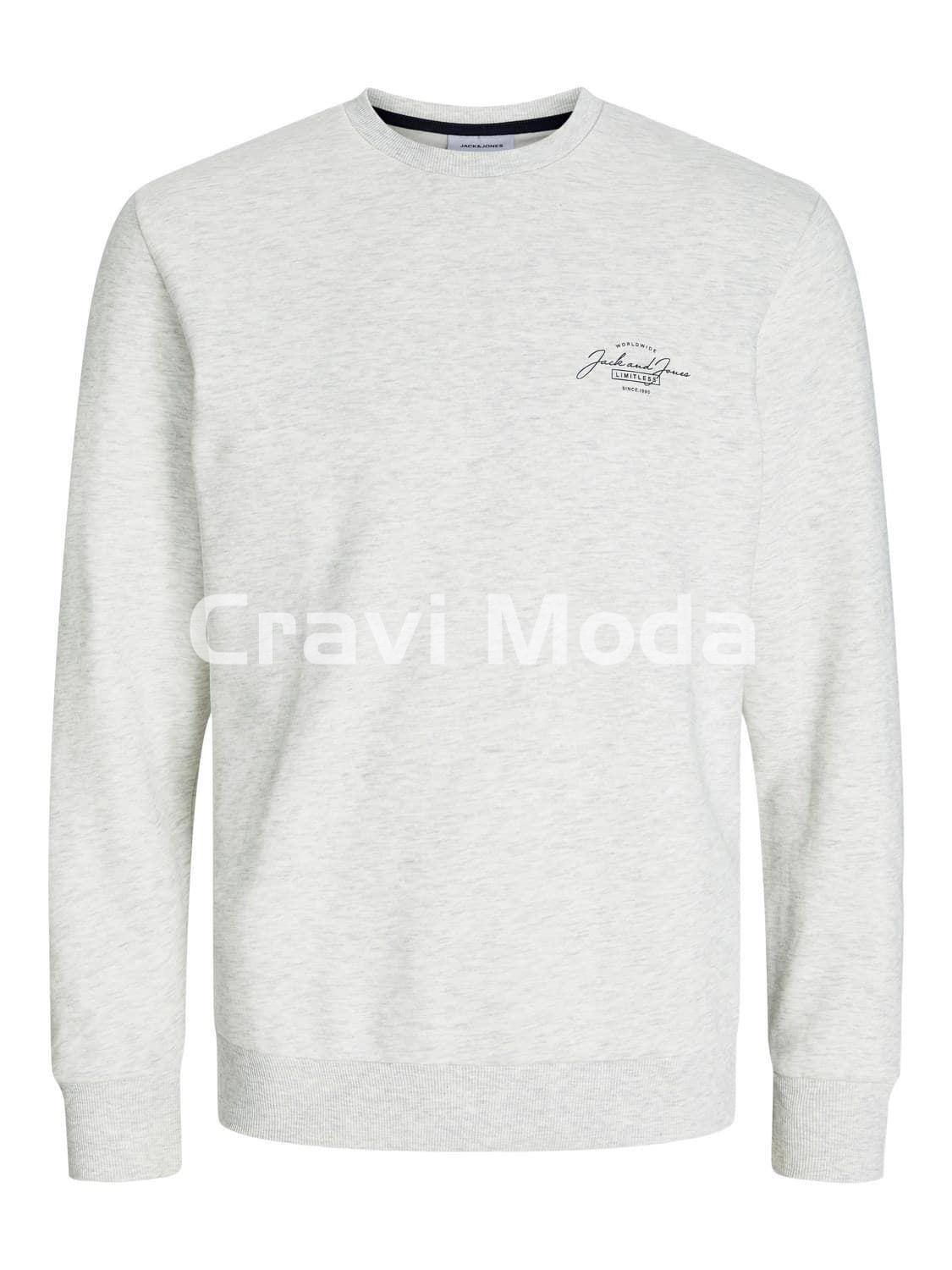 SUDADERA SIN CAPUCHA GRIS - Imagen 1