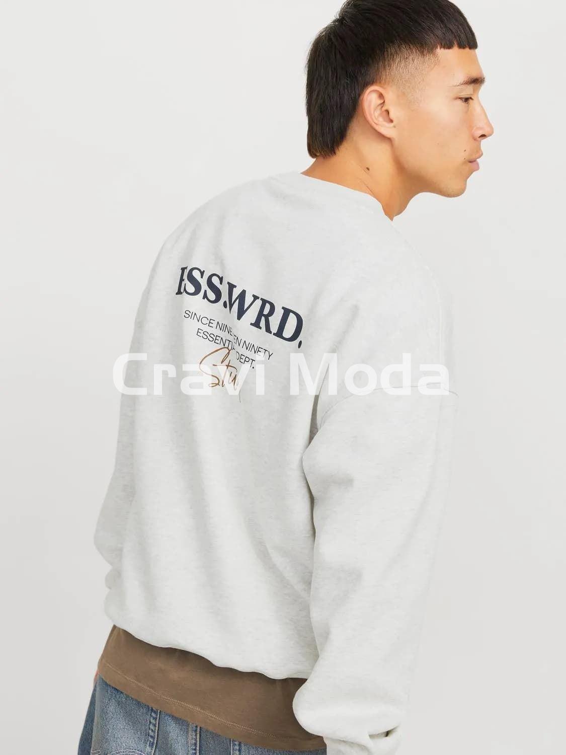 SUDADERA SIN CAPUCHA GRIS - Imagen 2