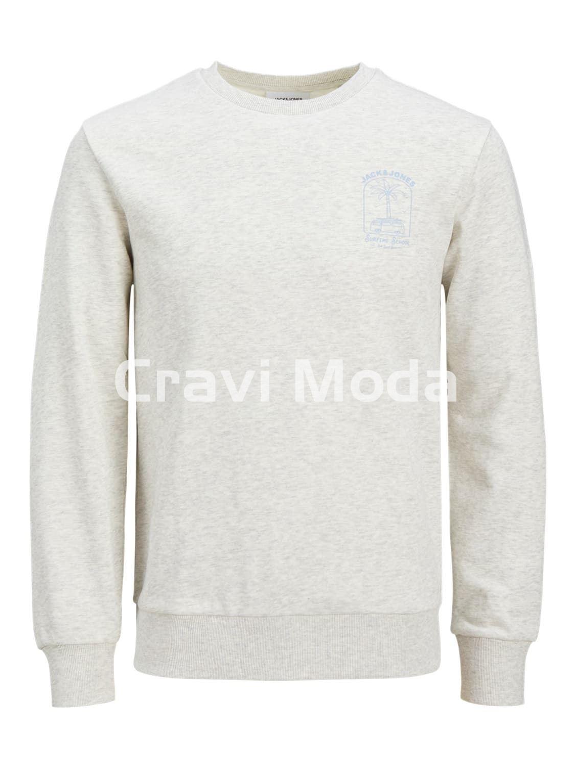 SUDADERA SIN CAPUCHA GRIS - Imagen 1