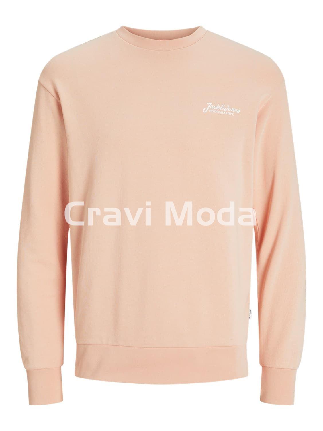 SUDADERA SIN CAPUCHA SALMON - Imagen 1