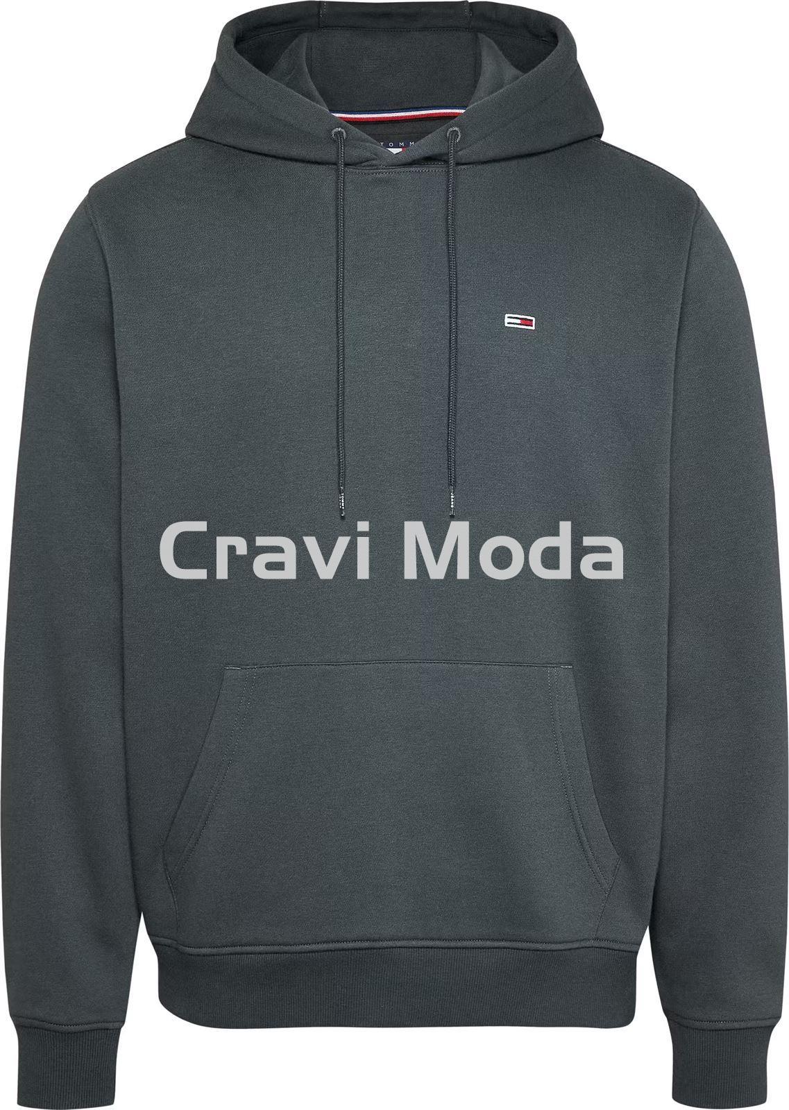 SUDADERA VERDE CON CAPUCHA - Imagen 1