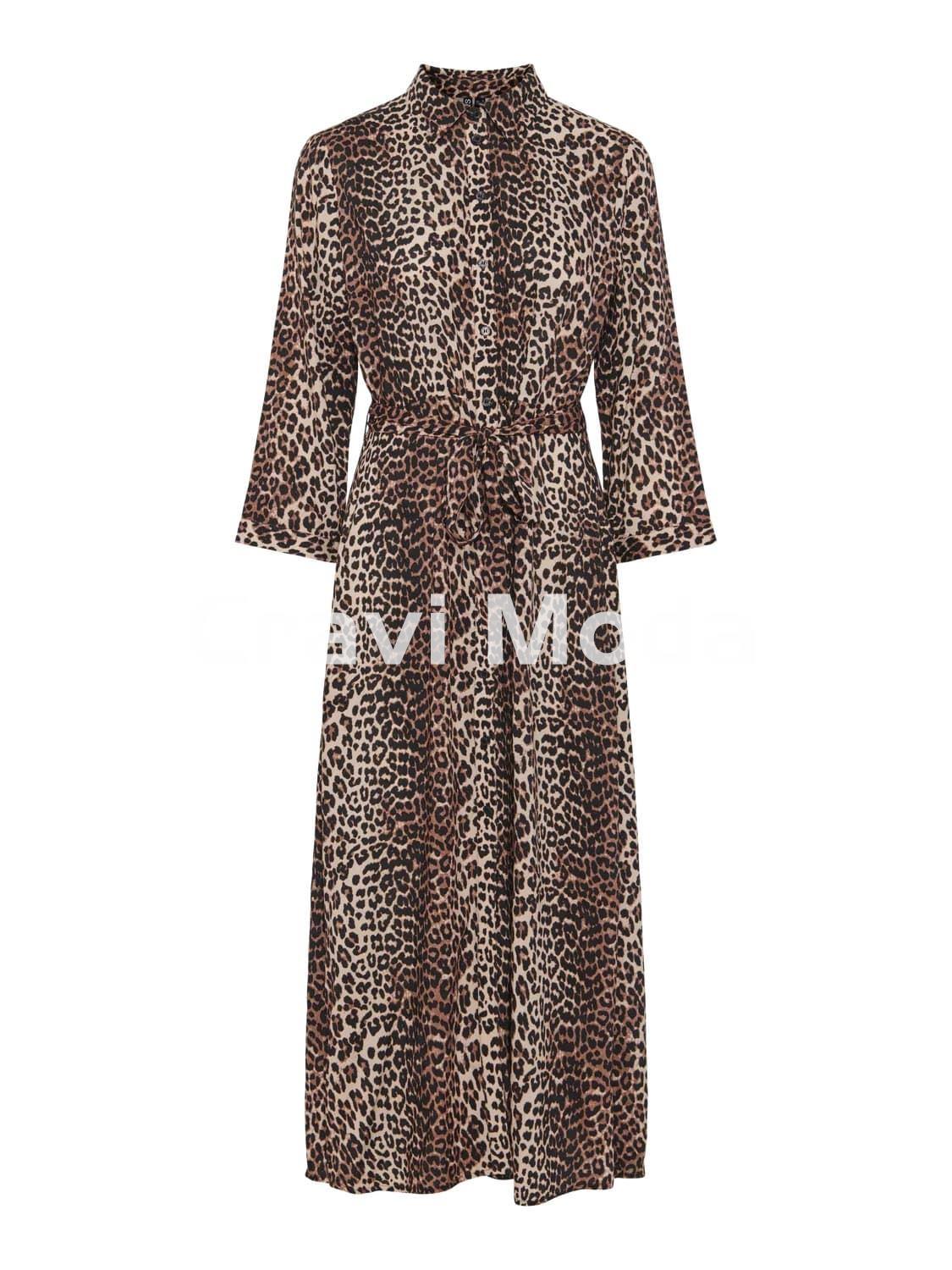 VESTIDO MIDI LEOPARDO - Imagen 1